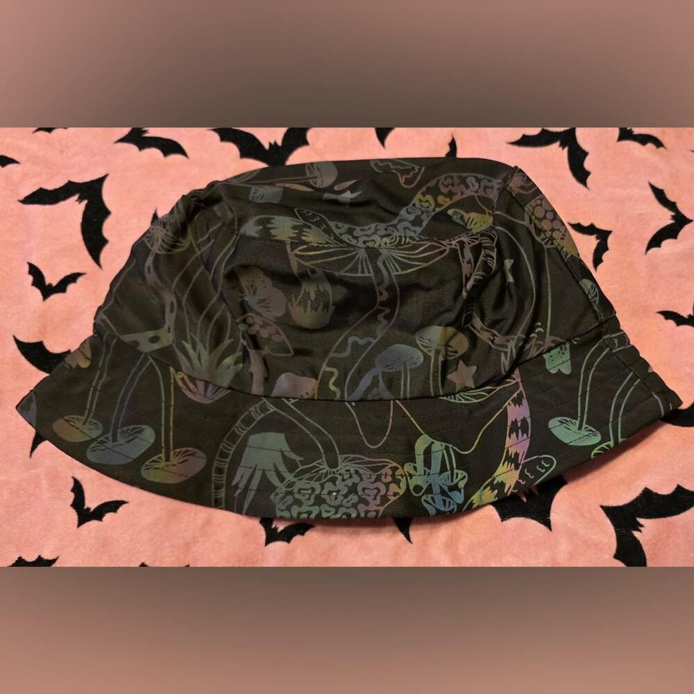Dolls Kill Trip Sitter Reflective Bucket Hat
